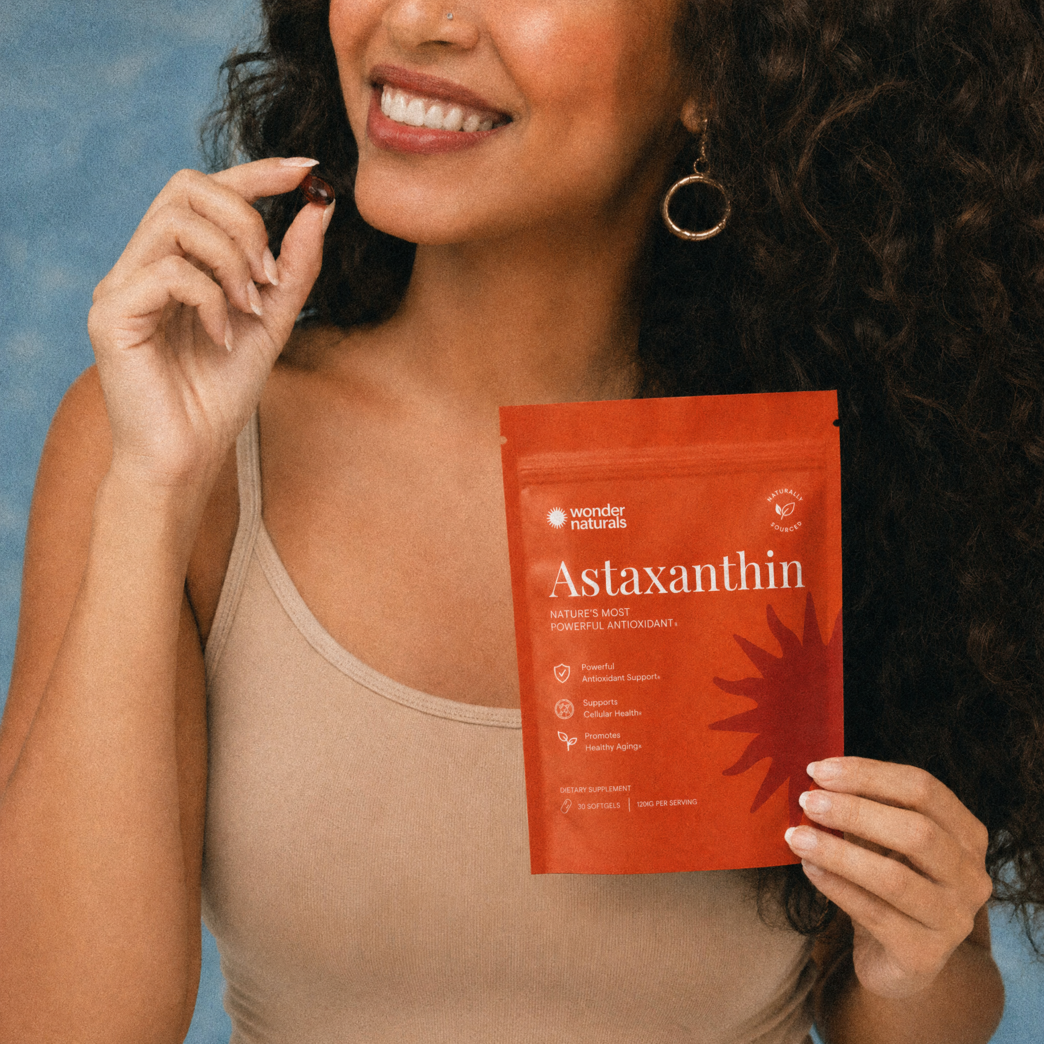 Wonder Naturals® Hawaiian Astaxanthin - Naturally Fights Oxidative Stress for Kidney Health