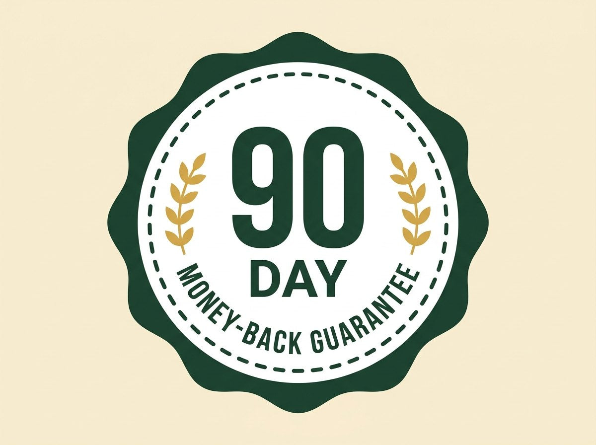 90-day money-back guarantee